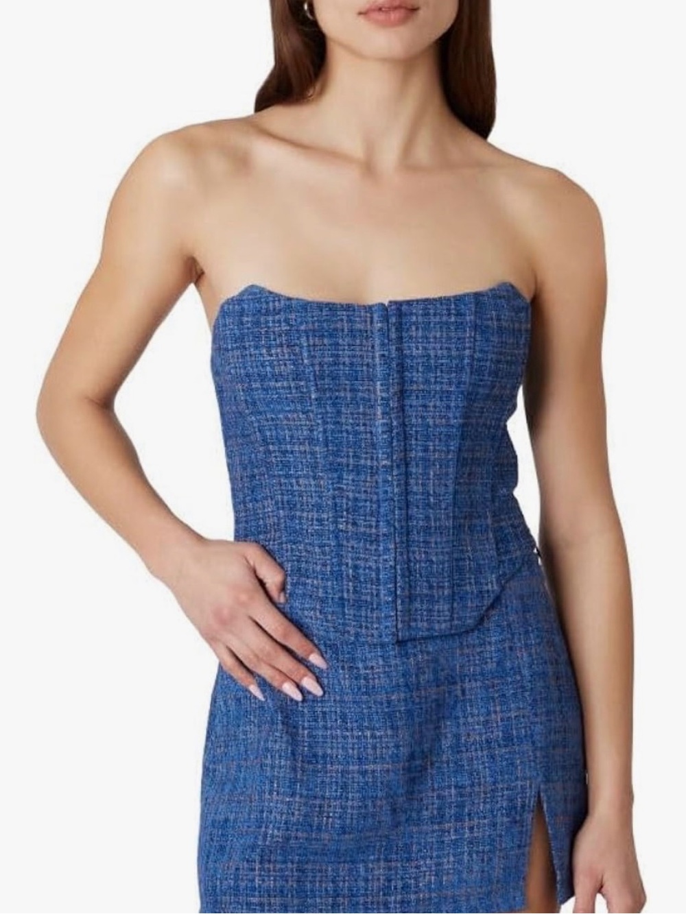 NWT Nia tweed corset top